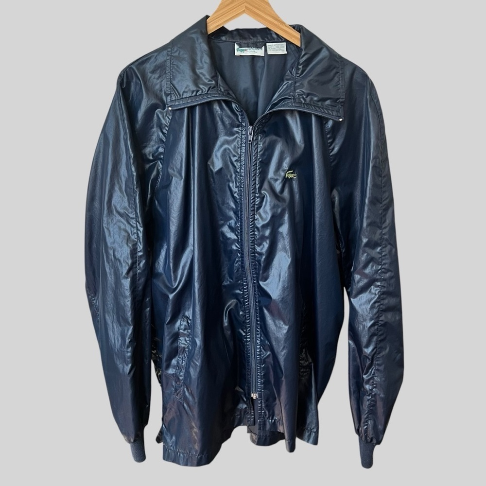 Lacoste Men’s Blue Windbreaker Jacket.